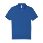 Polo manches courtes bleu personnalisé