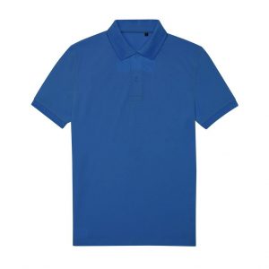 Polo bleu personnalisé