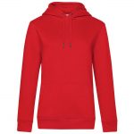 Sweat capuche rouge personnalisé