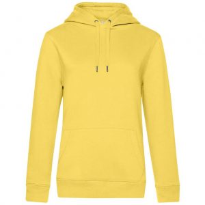 Sweat capuche jaune personnalisé