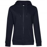 Sweat zippée bleu personnalisé