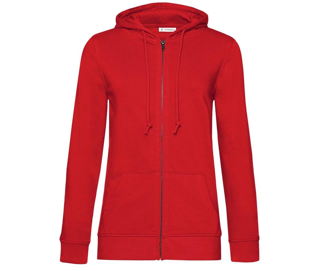 Veste zippée rouge personnalisé