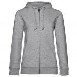 Veste zippée gris personnalisé