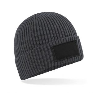 Bonnet gris foncé personnalisé