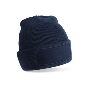 Bonnet bleu personnalisé