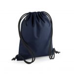 Sac cordelettes bleu personnalisé