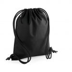 Sac cordelettes noir personnalisé