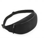 Sac banane noir personnalisé