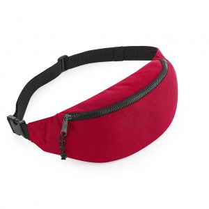 Sac banane rouge personnalisé