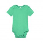 Body bébé vert personnalisé