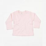 Tee-shirt manches longues rose personnalisé