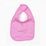 bavoir bébé rose personnalisé