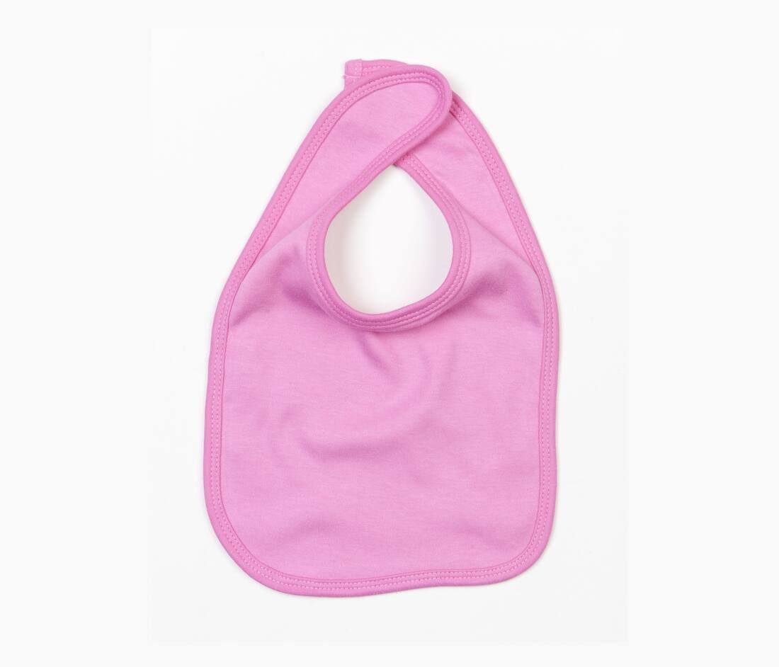 bavoir bébé rose personnalisé