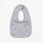 bavoir bébé gris personnalisé