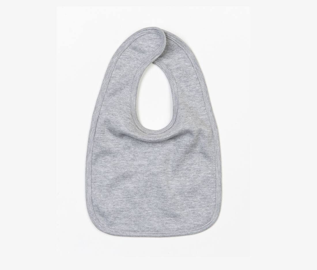 bavoir bébé gris personnalisé