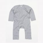 Body combinaison pour bébé gris personnalisé