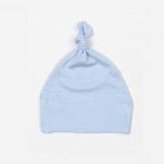 Bonnet de bébé bleu personnalisé