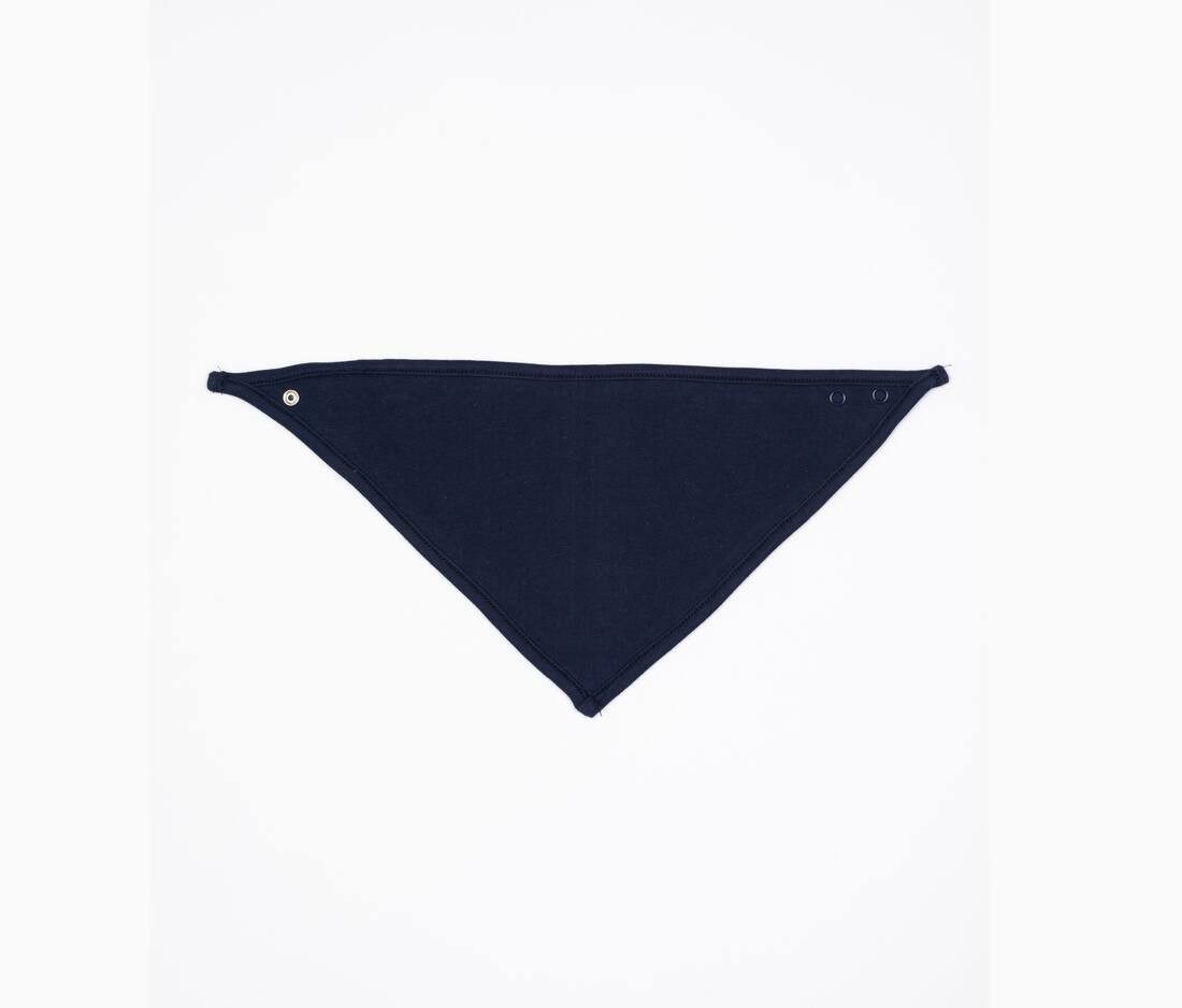 Bavoir bébé bleu marine personnalisé