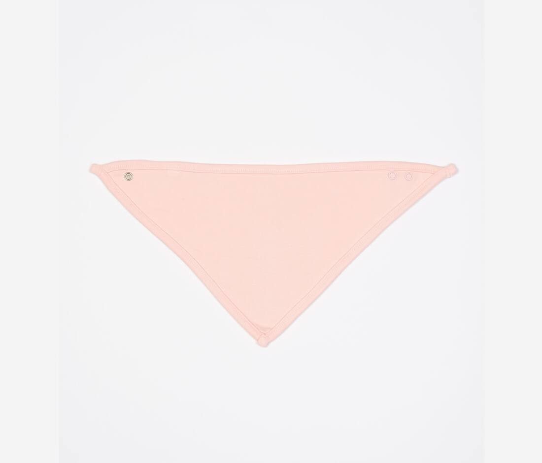 Bavoir bébé rose personnalisé