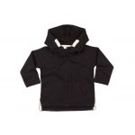 Veste zippée bébé noir personnalisé