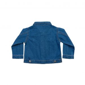 Veste en jean bébé bleu personnalisé
