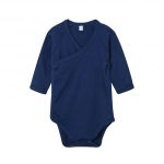 Body bébé bleu personnalisé