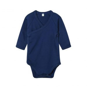 Body bébé bleu personnalisé