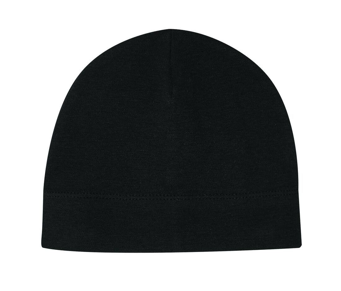 Bonnet bébé noir personnalisé