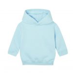Sweat à capuche bébé bleu personnalisé