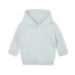 Sweat à capuche bébé gris personnalisé