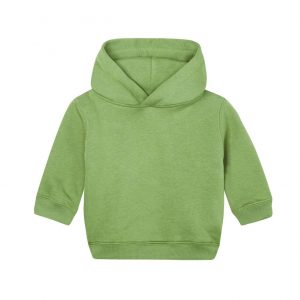 Sweat à capuche bébé vert personnalisé