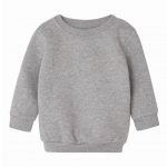 Sweat bébé gris personnalisé