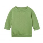 Sweat bébé vert personnalisé