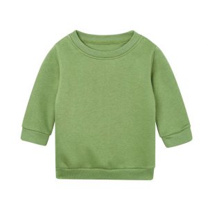 Sweat bébé vert personnalisé