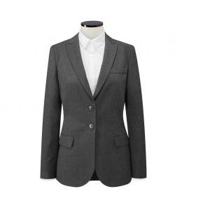 Veste de costume gris personnalisé