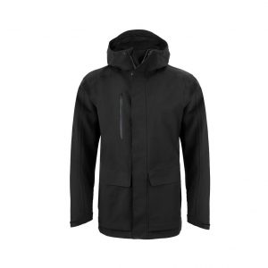 Parka noir personnalisé