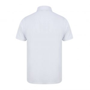 Polo blanc personnalisé publicitaire