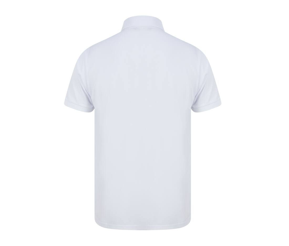Polo blanc personnalisé publicitaire