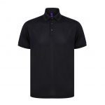 Polo noir personnalisé publicitaire