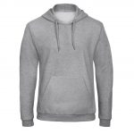 Sweat à capuche gris personnalisé publicitaire