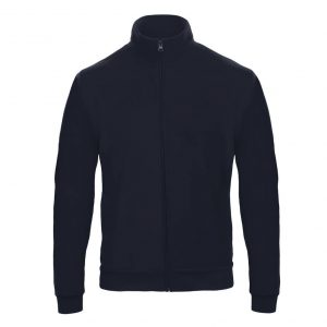 Veste zippée bleu personnalisé publicitaire