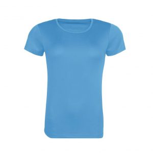 Tee-shirt bleu personnalisé publicitaire