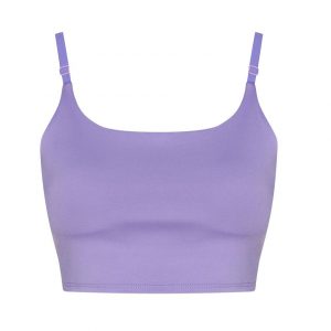 Brassière de sport violet personnalisé publicitaire
