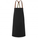Tablier de cuisine noir promotionnel personnalisable publicitaire