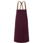 Tablier de cuisine rouge promotionnel personnalisable publicitaire
