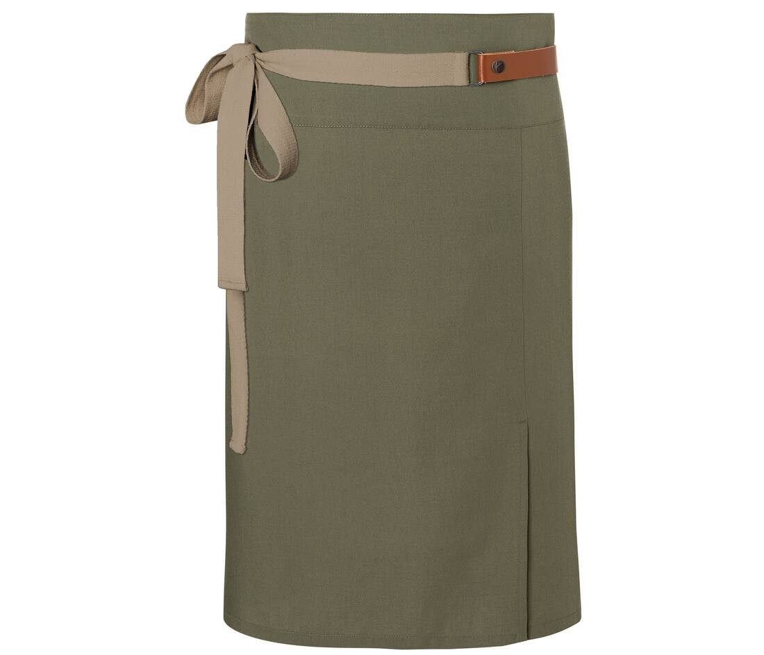 Tablier de cuisine vert promotionnel personnalisable publicitaire