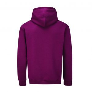 Sweat à capuche prune promotionnel personnalisable publicitaire