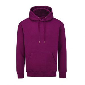 Sweat à capuche prune promotionnel personnalisable publicitaire