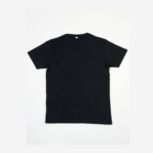 Tee-shirt noir promotionnel personnalisable publicitaire
