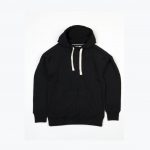 Sweat à capuche noir promotionnel personnalisable publicitaire